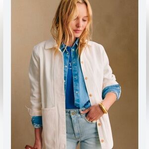 Sezane Will White Jacket XS